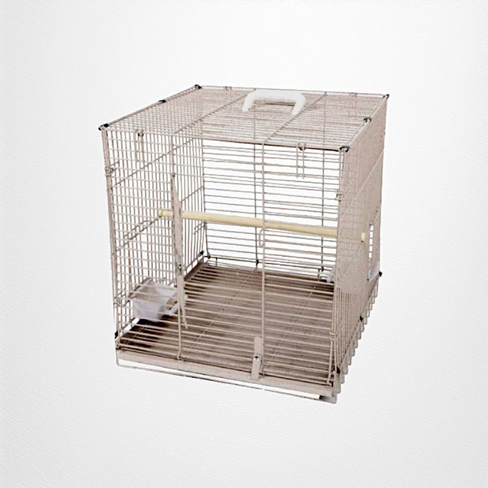 A & E Cage Co - Collapsable Travel Bird Cage Carrier, 19"x18" - Quill & Roost