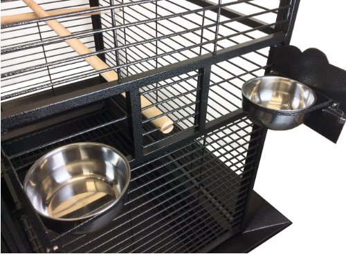 A & E Cage Co - Extra Large Corner Bird Cage, 42"x42"x73" - Quill & Roost