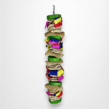 Color Splash Java Wood Bird Toy, Large - Quill & Roost