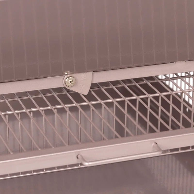 Hester 49'' Steel Flat Top Floor Bird Cage with Wheels - Quill & Roost