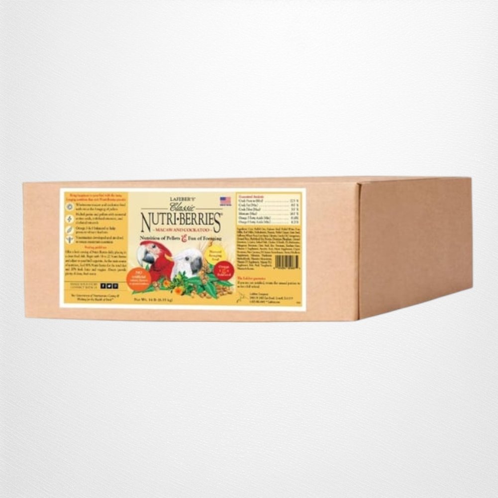 Lafeber Classic Nutri-Berries Macaw and Cockatoo Food - 14 lb - Quill & Roost