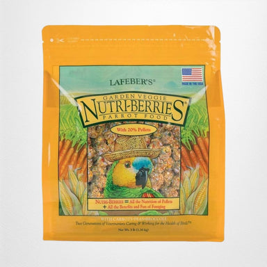 Lafeber Garden Veggie Nutri-Berries Parrot Food - 3 lbs - Quill & Roost