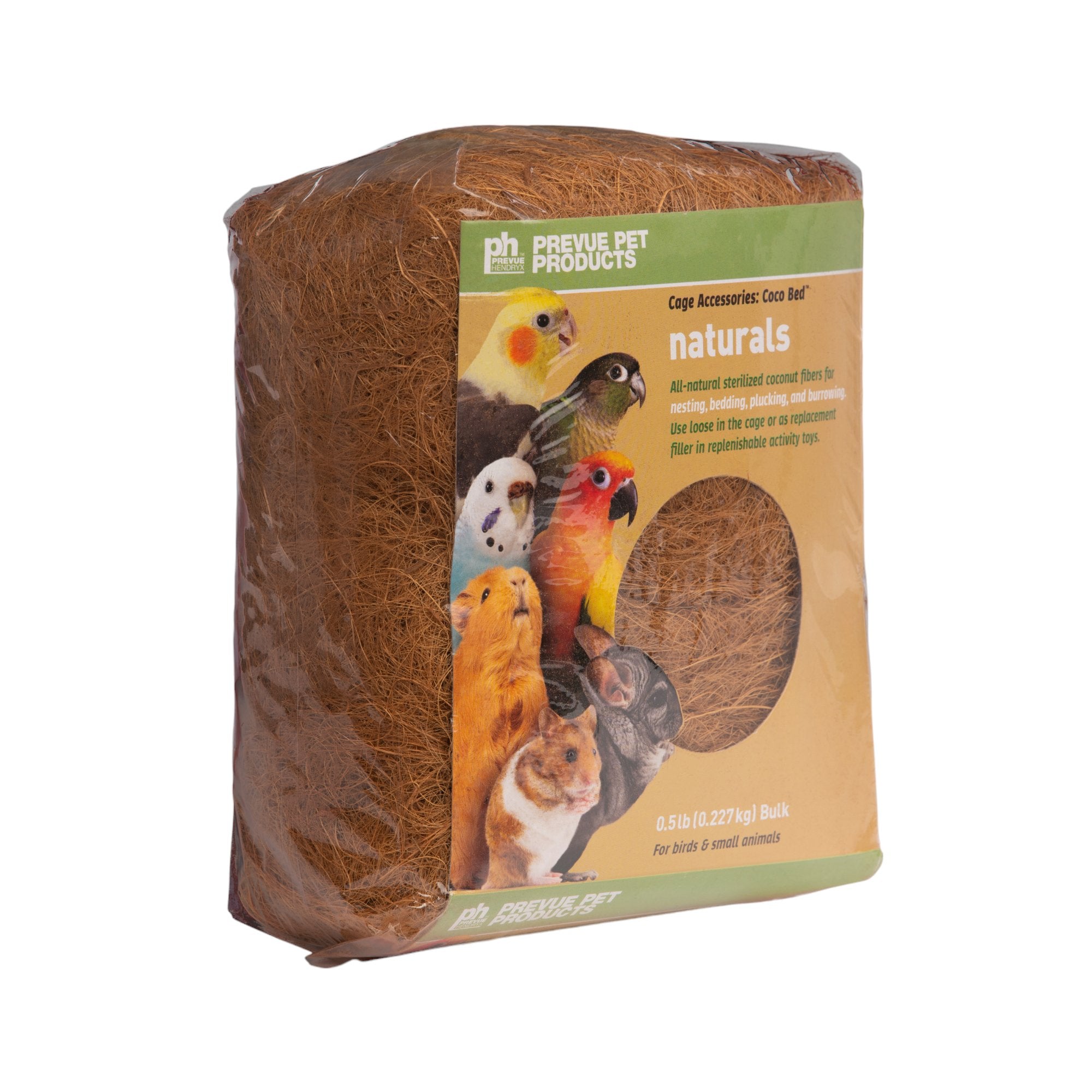 Prevue Coco Bird Bed Fibers, 0.5lbs - Quill & Roost