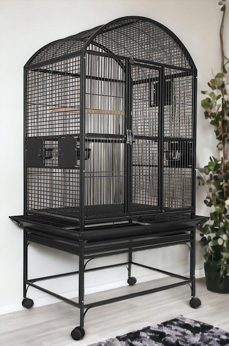 A & E Cage Co - Dome Top Bird Cage, 32"x23"x63" - Quill & Roost