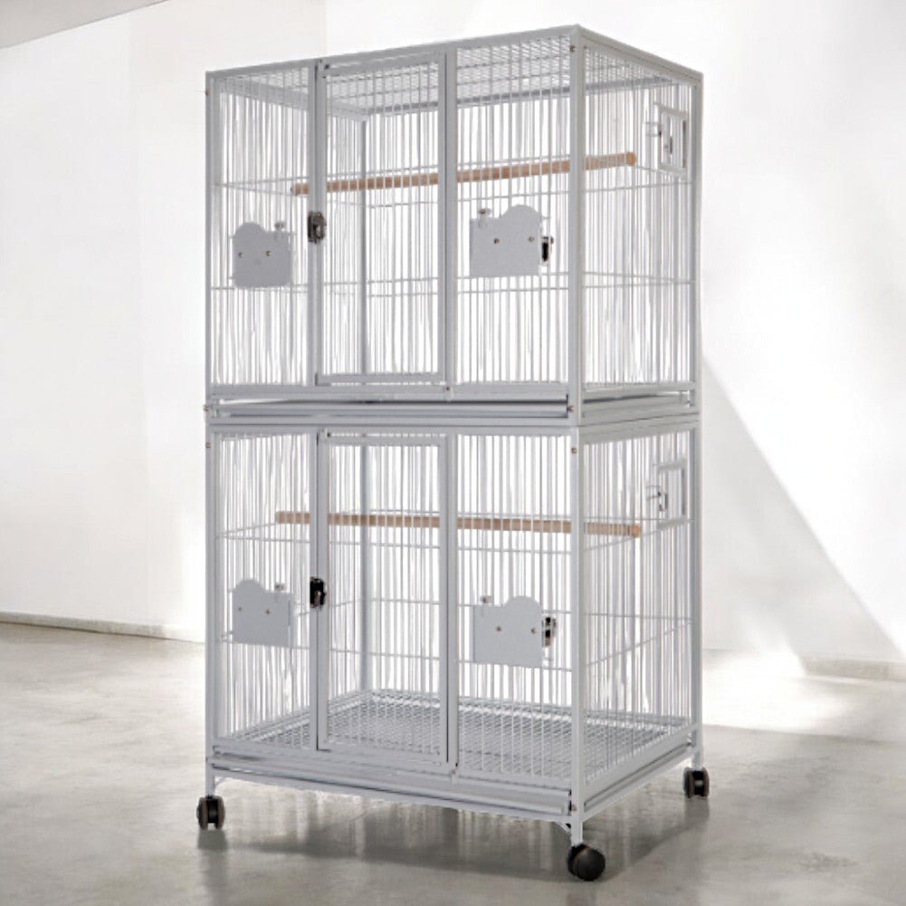 A & E Cage Co - Double Stack Breeder Bird Cage, 40