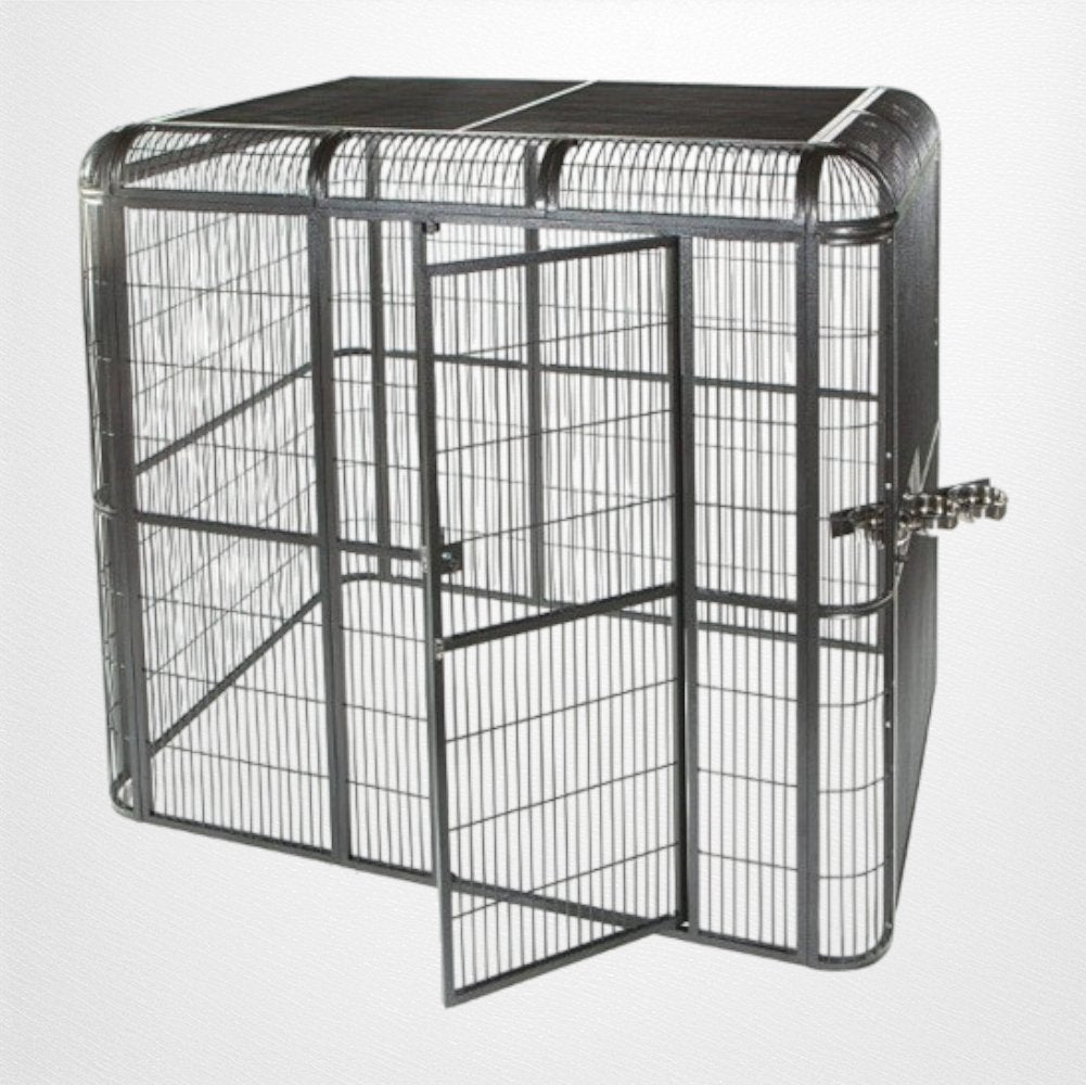 A & E Cage Co - Walk-in Aviary, 110"x62" - Quill & Roost