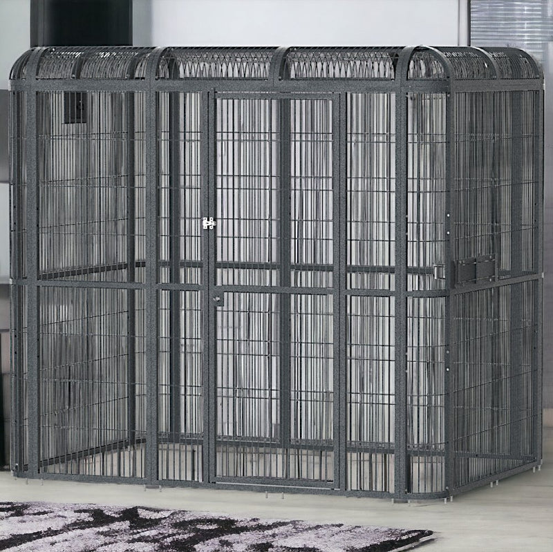 A & E Cage Co - Walk-in Aviary, 62'' x 62'' x 79'' - Quill & Roost