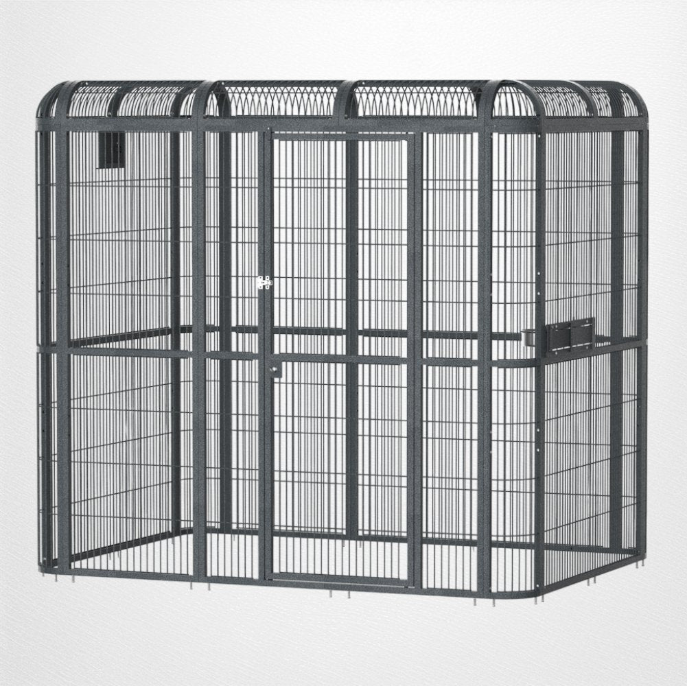 A & E Cage Co - Walk-in Aviary, 62'' x 62'' x 79'' - Quill & Roost