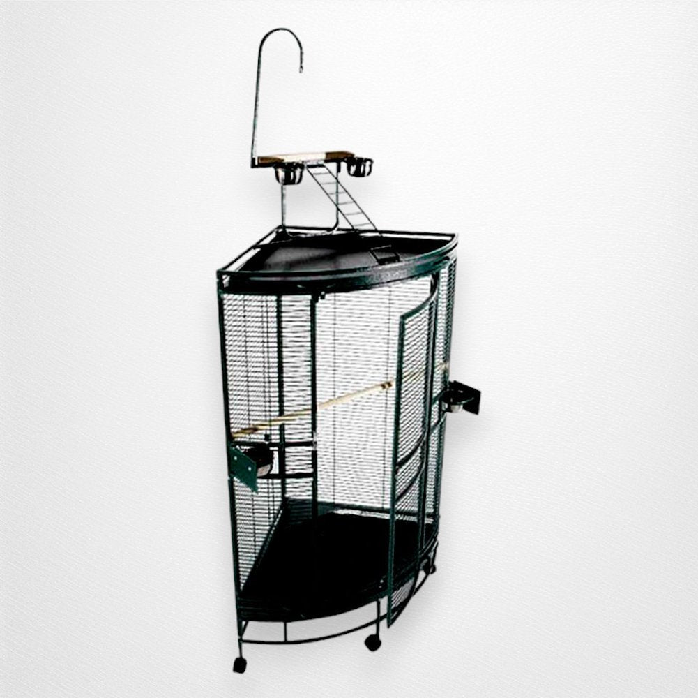 A & E Medium Corner Cage - 36"x25"x66" - Quill & Roost