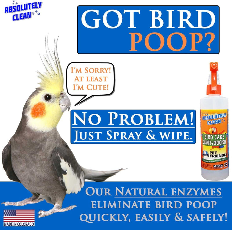 Amazing Bird Cage Cleaner and Deodorizer - Quill & Roost