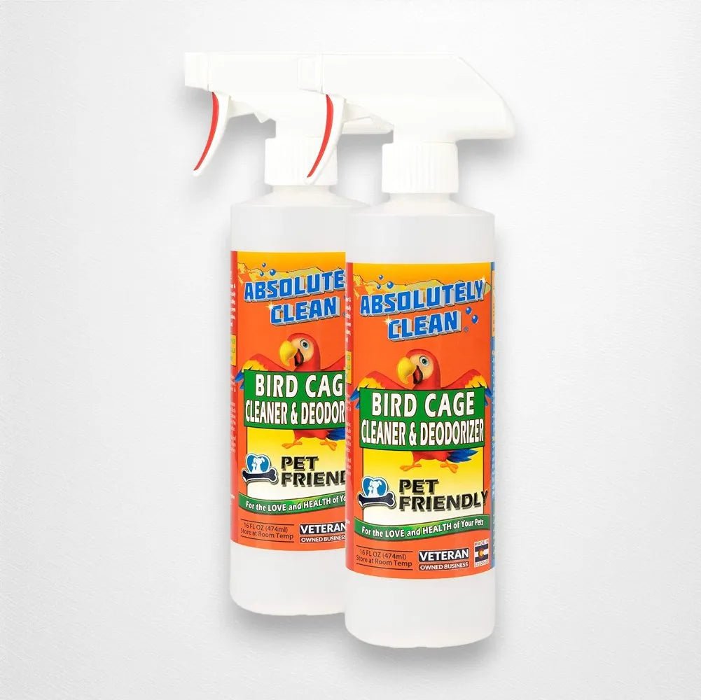 Amazing Bird Cage Cleaner and Deodorizer - Just Spray/Wipe - Safely ...