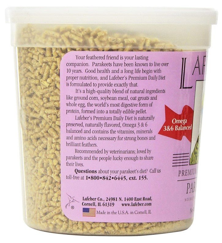 Lafeber Premium Daily Diet for Parakeets - 1.25 lb - Quill & Roost