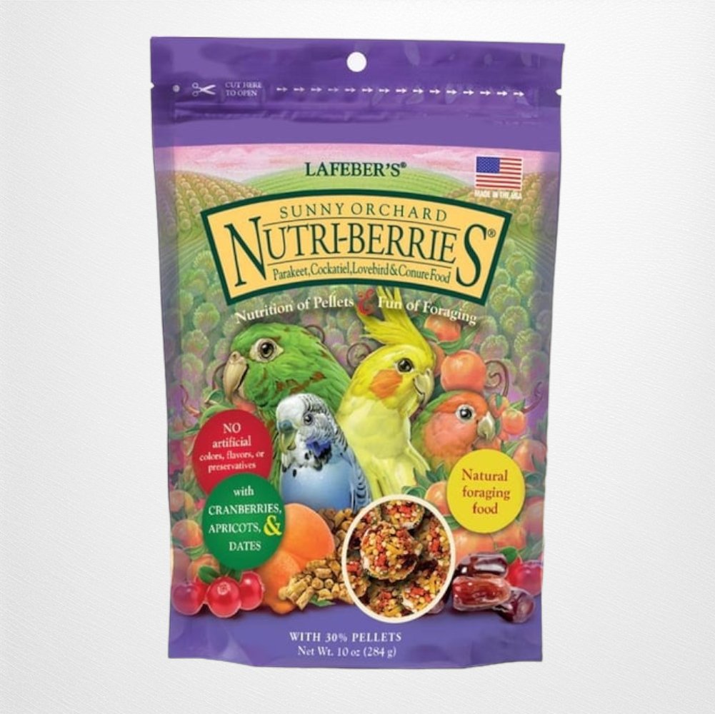 Lafeber Sunny Orchard Nutri-Berries Parakeet, Cockatiel & Conure Food - 10 oz - Quill & Roost