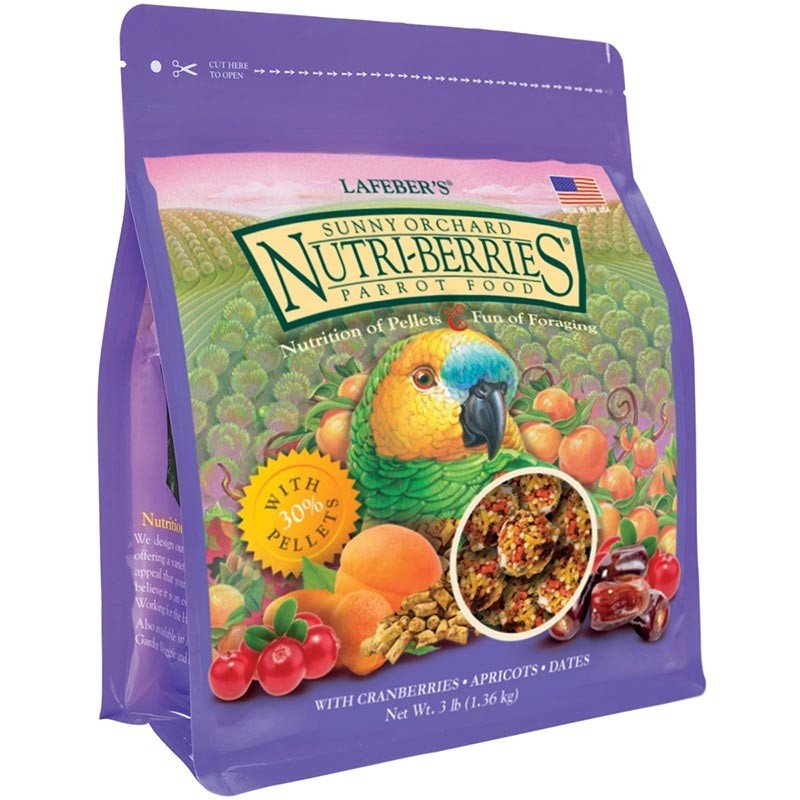 Lafeber Sunny Orchard Nutri-Berries Parrot Food - 3 lbs - Quill & Roost