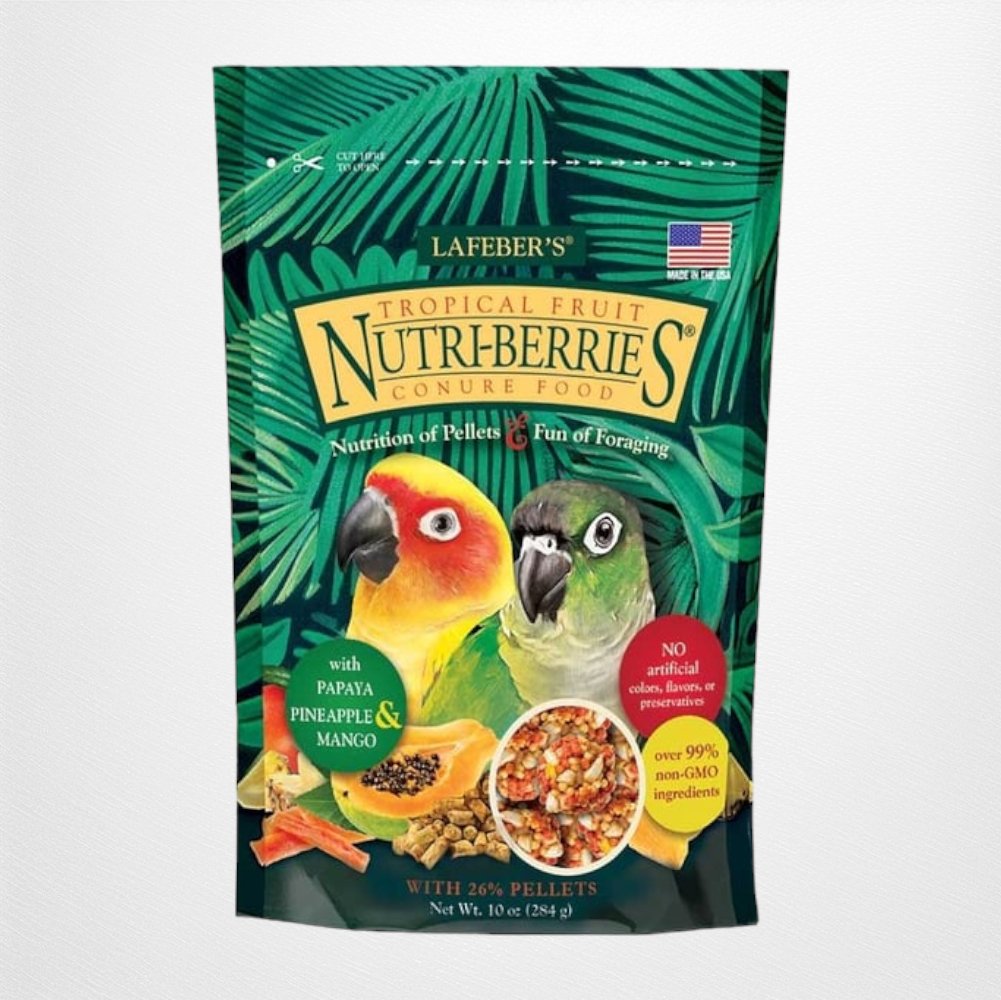 Lafeber Tropical Fruit Nutri-Berries Conure Food - 10 oz - Quill & Roost