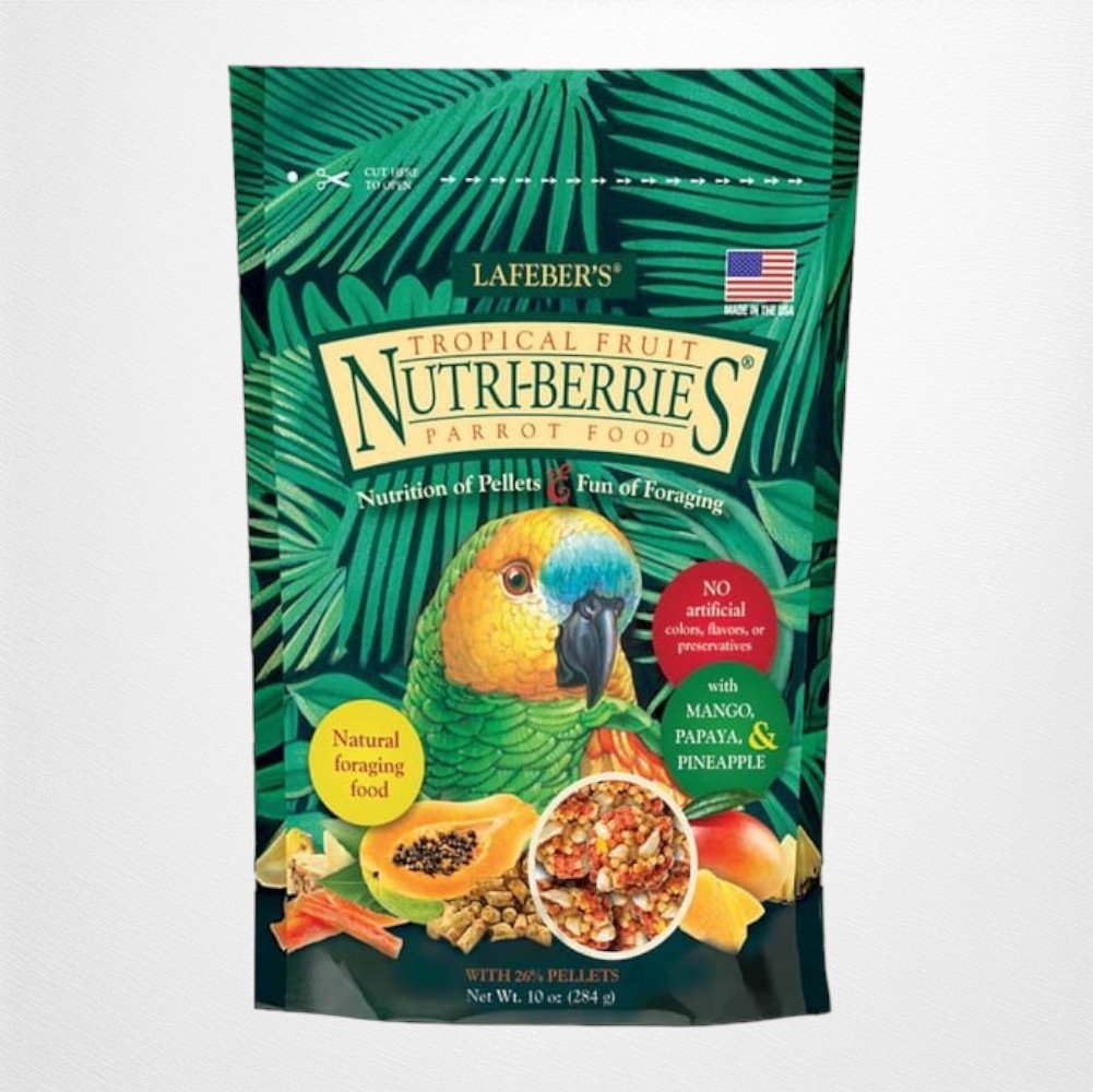 Lafeber Tropical Fruit Nutri-Berries Parrot Food - 10 oz - Quill & Roost