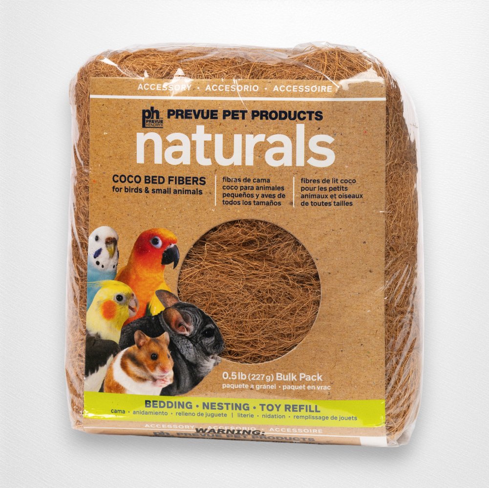 Prevue Coco Bird Bed Fibers, 0.5lbs - Quill & Roost