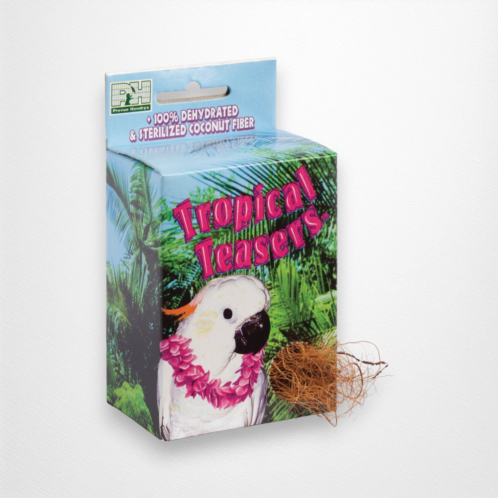 Prevue Tropical Teasers Coco Bird Box Nest Builder - Quill & Roost