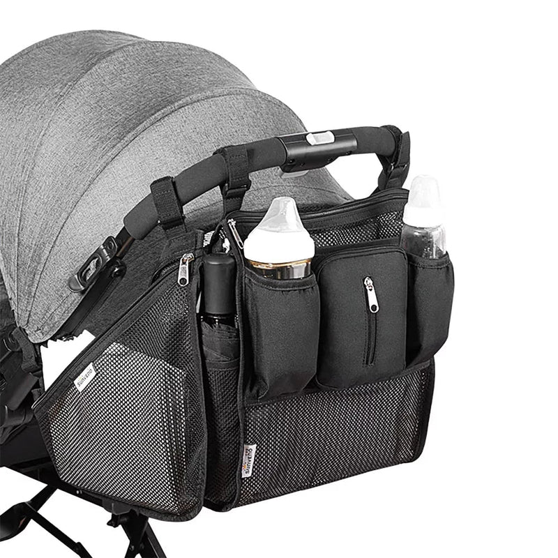 Universal Bird Stroller Organizer with Insulated Cup Holders - Quill & Roost